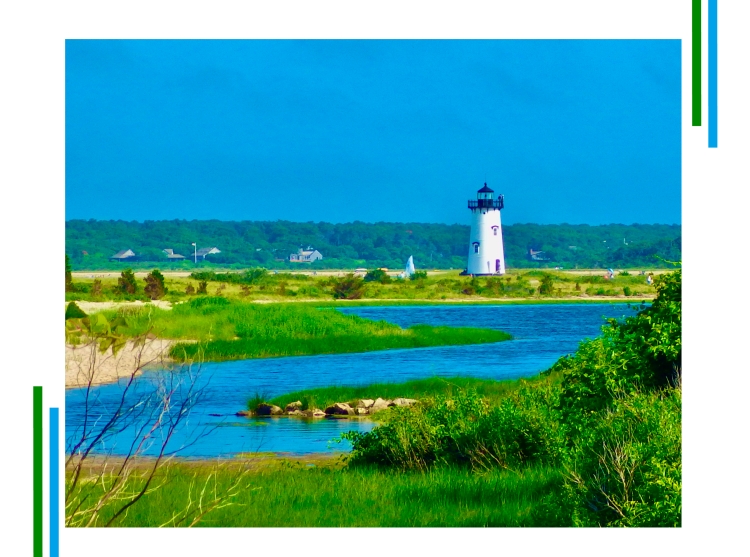 Note Cards - 5 Pack - Edgartown Harbor Lighthouse