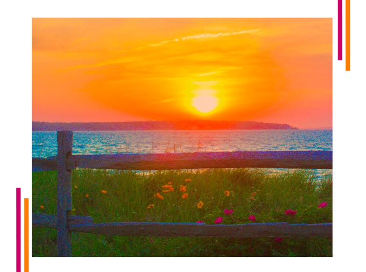 Note Card - 5 Pack - Sunset on East Chop Drive