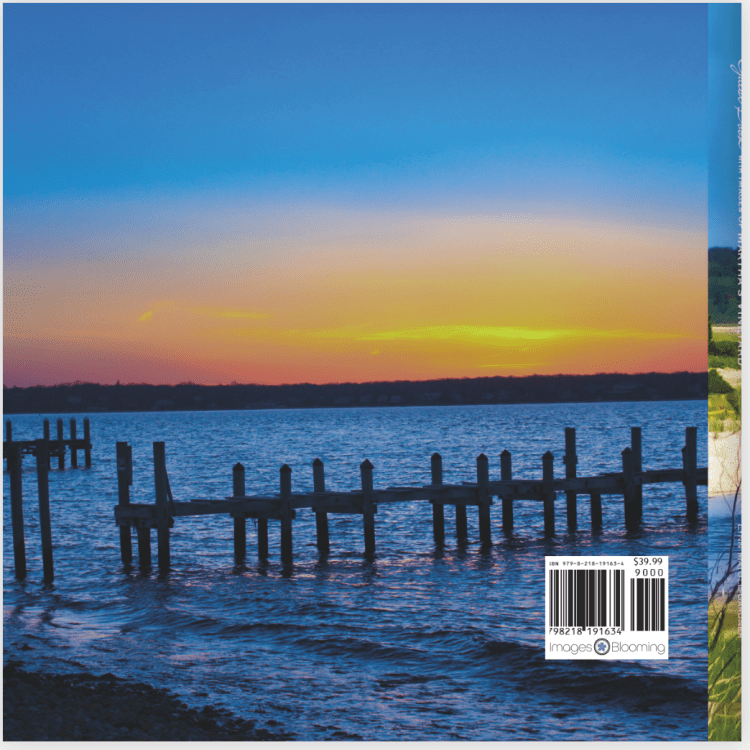 Guest Book with Images of Martha's Vineyard back book cover.