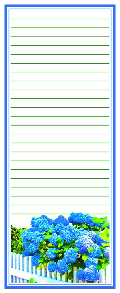Hydrangea Note Pad