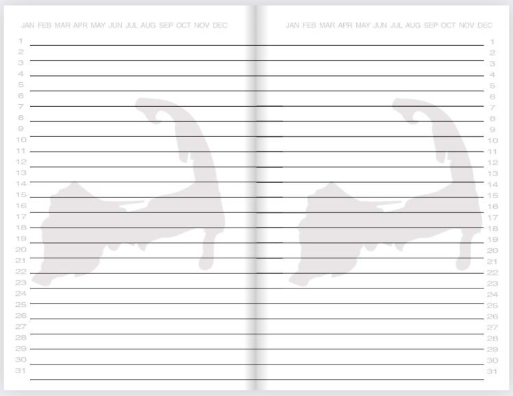 Journal Pages with Cape Cod Shape